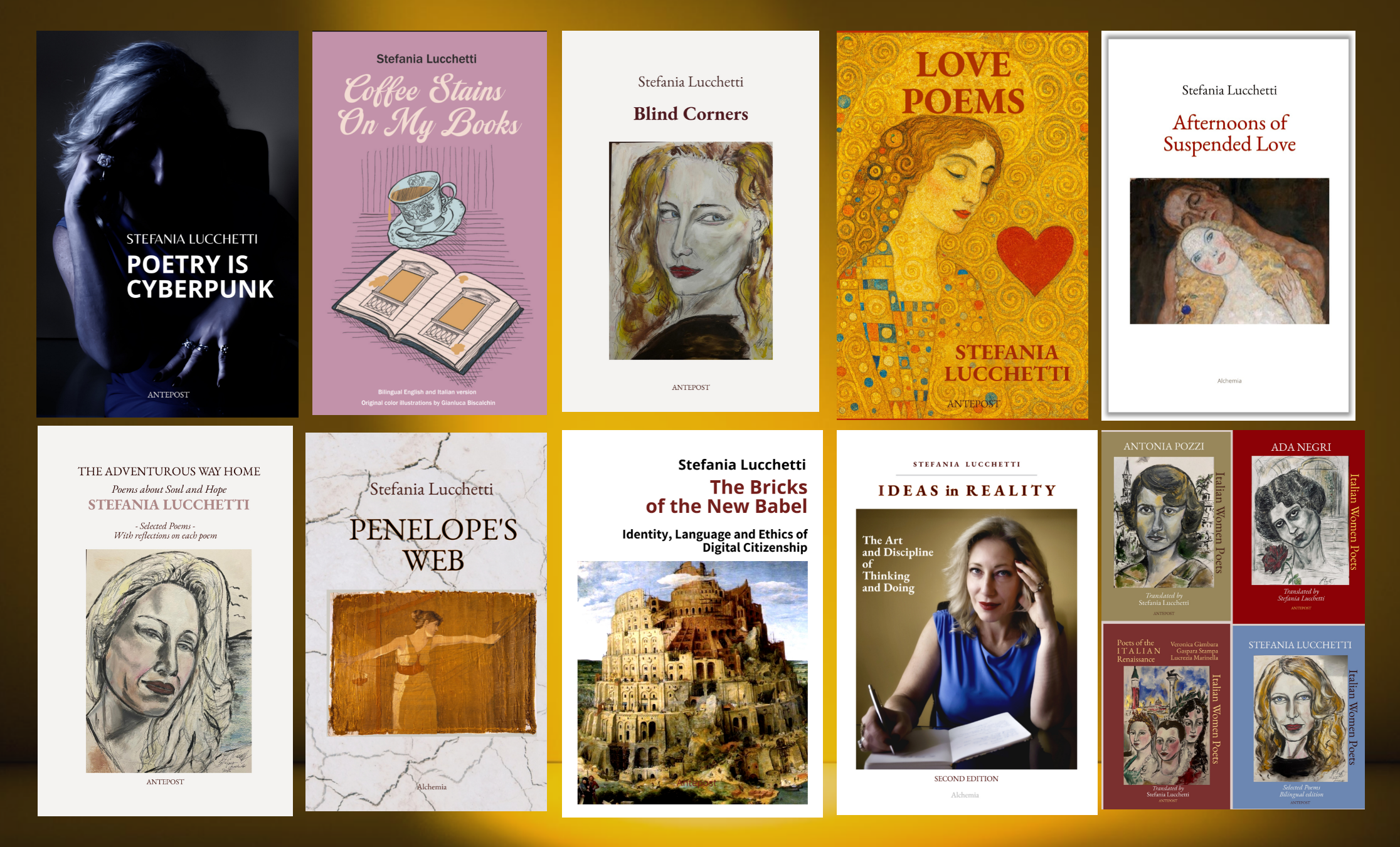 Discover Stefania Lucchetti's poetry collections and essays